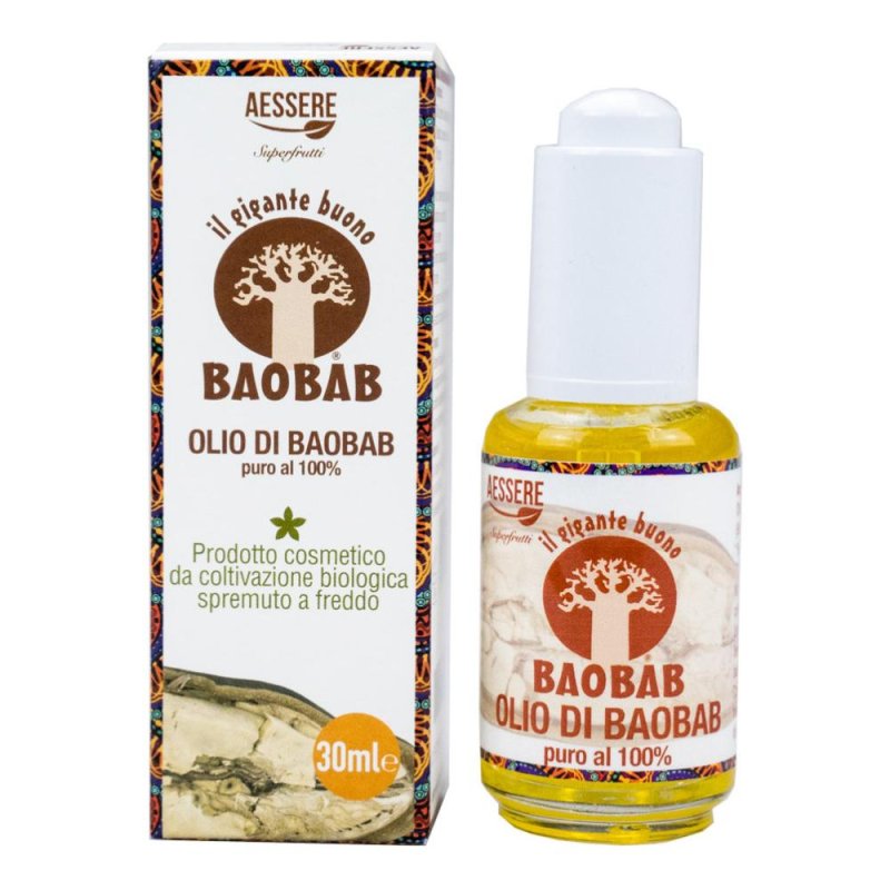 Aessere Baobab - Olio Puro 100% Emolliente Anti Et&agrave; 30 ml