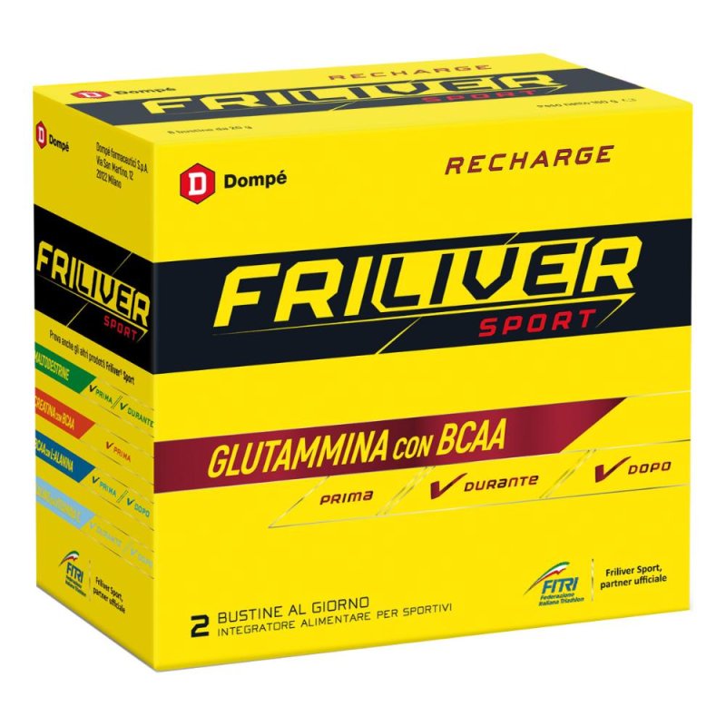 Friliver Sport Recharge Integratore Alimentare Vitamine Minerali  8 Buste