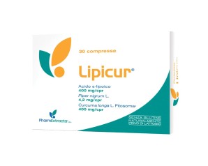 Lipicur Integratore antiossidante antinfiammatorio 30 compresse