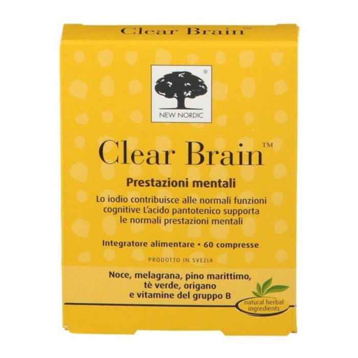 New Nordic Clear Brain 60 Compresse
