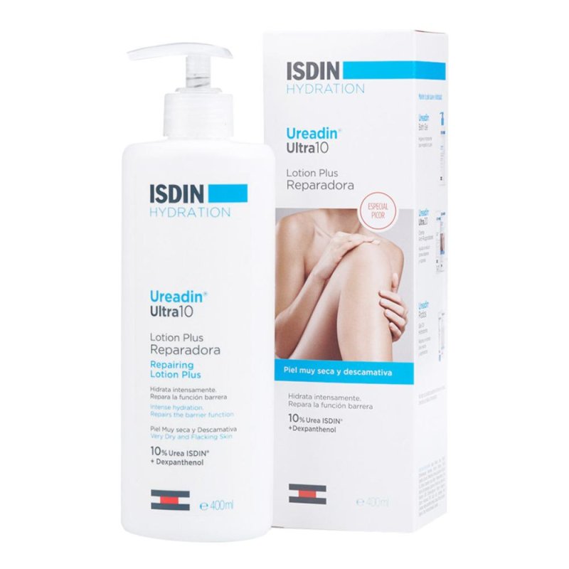 Ureadin Ultra 10 Lozione Idratante Corpo 400 millilitri per Pelle Secca e Molto Secca