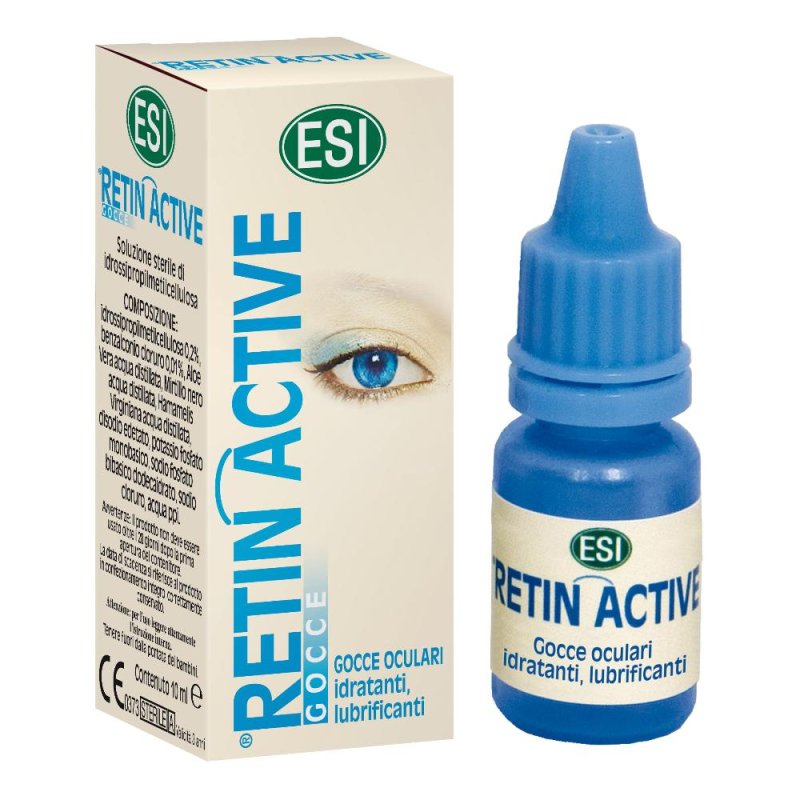 ESI Retin Active - Gocce Oculari Idratanti Lubrificanti Flacone, 10ml ESI Retin Active - Gocce Oculari Idratanti Lubrificanti Flacone, 10ml