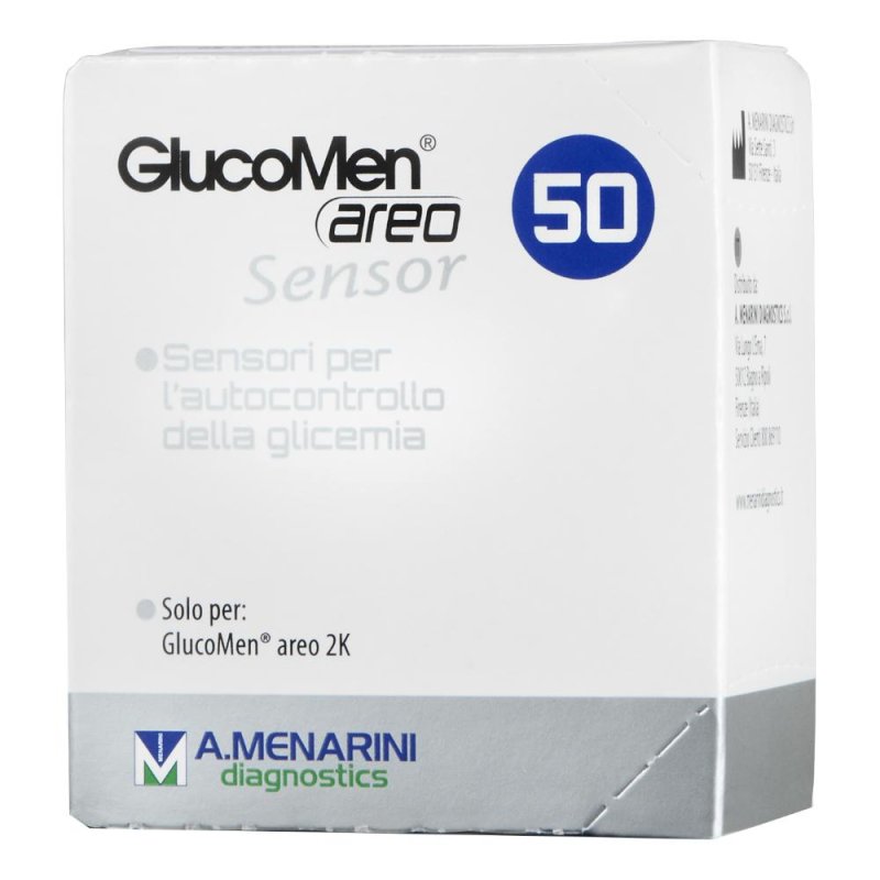 Strisce Glucomen Areo Sensor Per Analisi Del Glucosio 50 Pezzi Strisce Glucomen Areo Sensor Per Analisi Del Glucosio 50 Pezzi