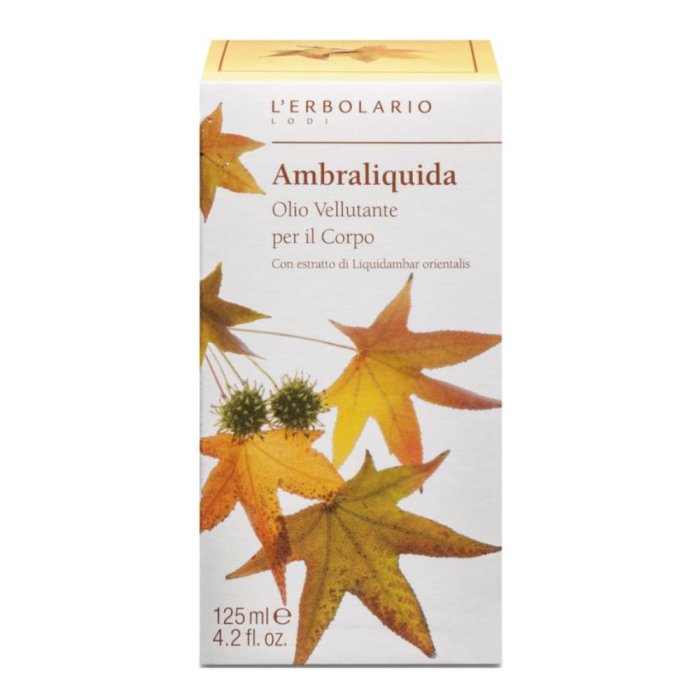 Ambraliquida olio vellutante corpo 125 ml - olio corpo nutriente e profumato Ambraliquida olio vellutante corpo 125 ml - olio corpo nutriente e profumato