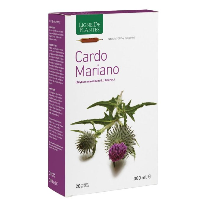 Cardo mariano 20 AB 15 ml - fiale orali di cardo mariano per fegato