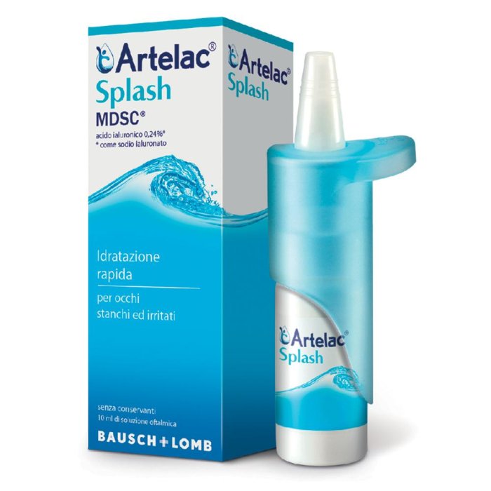 Artelac Splash MDSC Collirio Flacone Multidose Artelac Splash MDSC Collirio Flacone Multidose