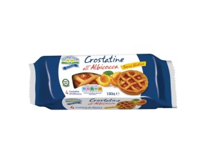 Happy Farm crostatine all’albicocca 180 g merendine con ripieno di albicocca