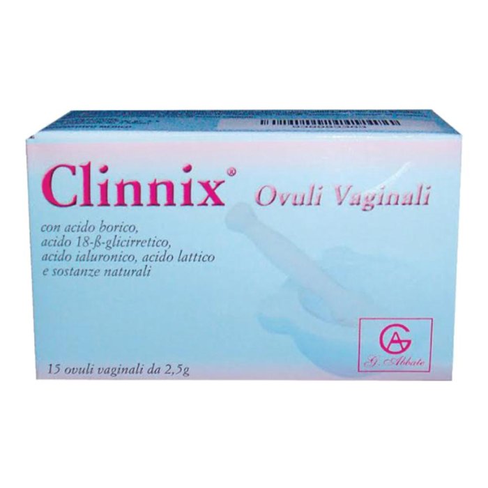 Clinnix Ovuli Vaginali per Uso Intravaginale 15 ovuli da 2,5 g
