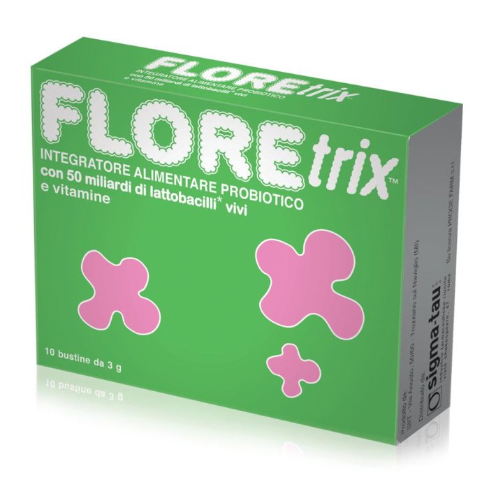 Floretrix Integratore Con Probiotici E Vitamine Integratore 10 Bustine Floretrix Integratore Con Probiotici E Vitamine Integratore 10 Bustine
