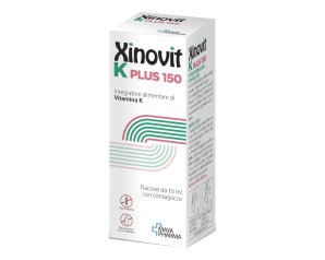 Xinovit K Plus 150 gocce 10 ml - integratore con vitamina K per ossa e coagulazione