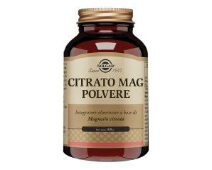 CITRATO MAG Polv.108g SOLGAR