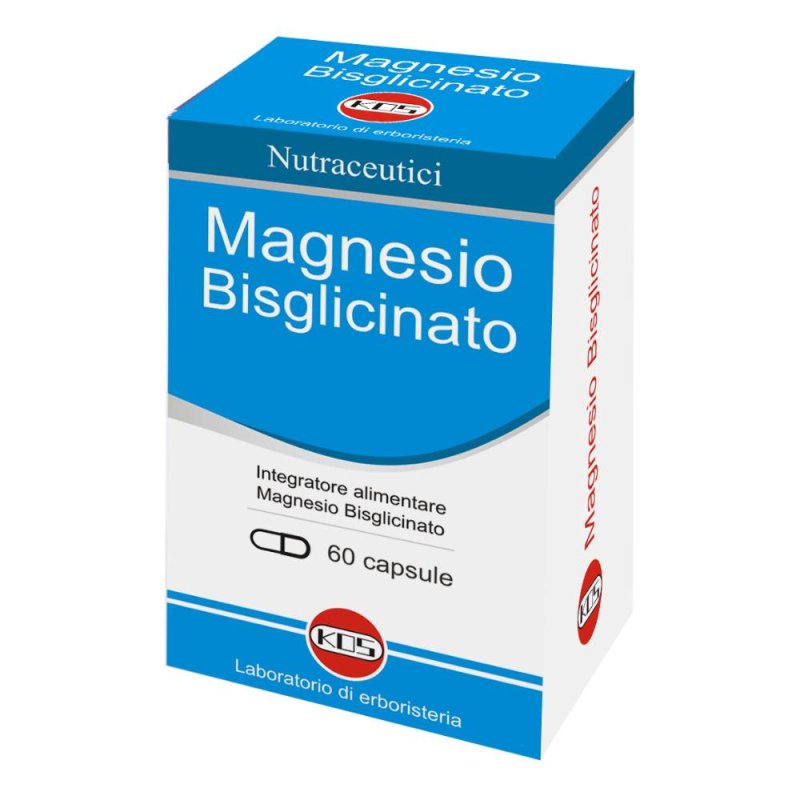 Magnesio Bisglicinato 60 Capsule KOS Integratore di Magnesio ad Alta Biodisponibilità per Stanchezza, Stress e Crampi Muscolari Magnesio Bisglicinato 60 Capsule KOS Integratore di Magnesio ad Alta Biodisponibilità per Stanchezza, Stress e Crampi Muscolari