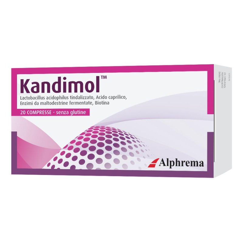 Alphrema Kandimol Integratore Alimentare 20 Compresse Alphrema Kandimol Integratore Alimentare 20 Compresse