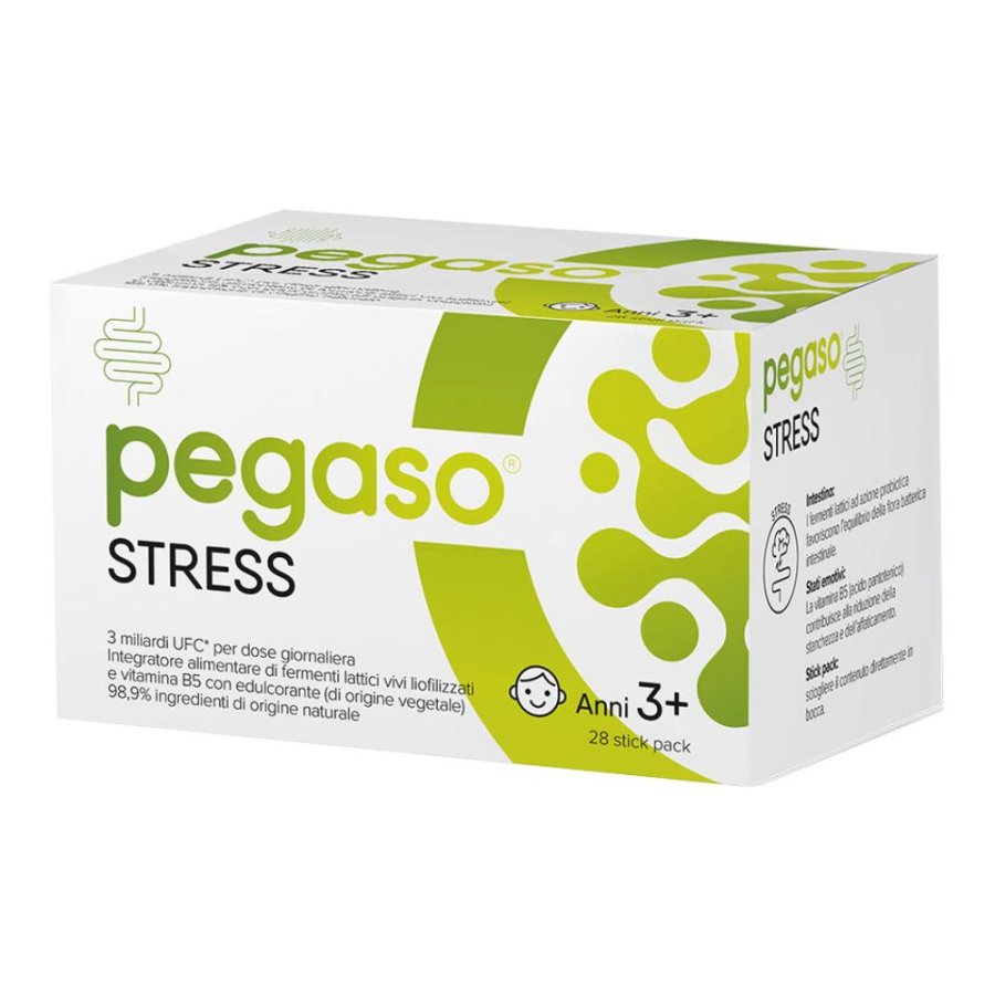 Pegaso Stress 28 stickpack - integratore per stress e stanchezza mentale Pegaso Stress 28 stickpack - integratore per stress e stanchezza mentale
