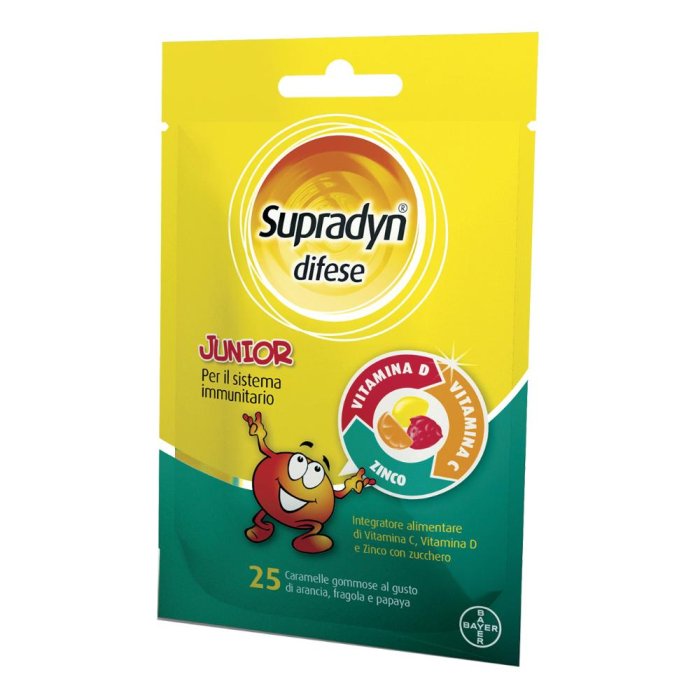 Supradyn Difese Junior 25 Caramelle Gommose Supradyn Difese Junior 25 Caramelle Gommose