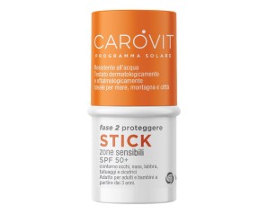 Carovit Stick Trasparente Zone Sensibili SPF50+ 4ml