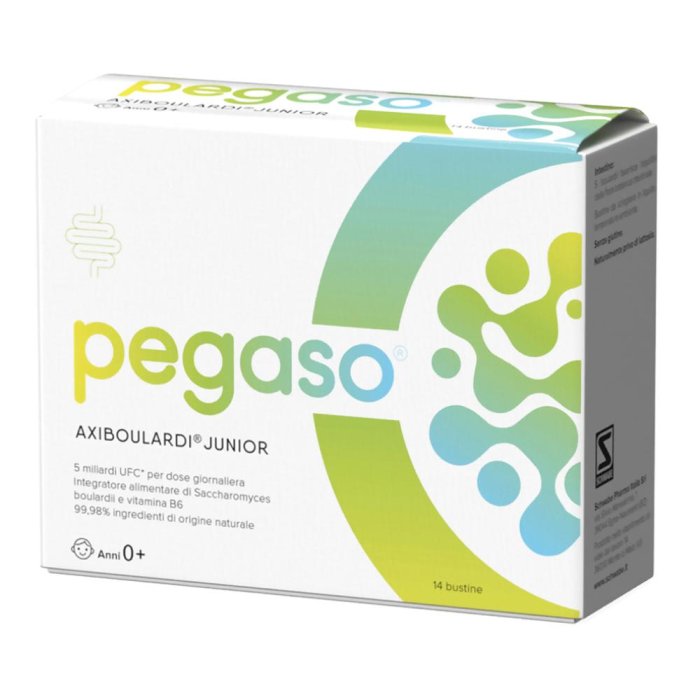 Axiboulardi Junior Pegaso 14 Bustine Probiotico per Bambini per l&rsquo;Equilibrio della Flora Intestinale