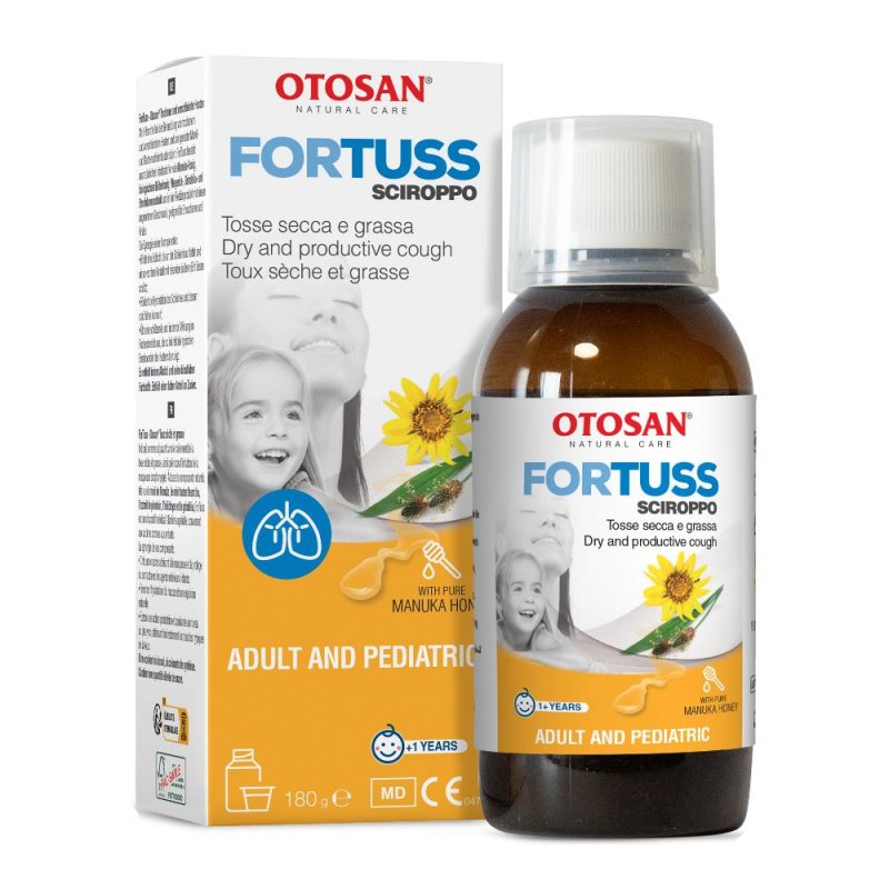 Otosan ForTuss Sciroppo Tosse Secca e Tosse Grassa Adulti e Bambini 180g