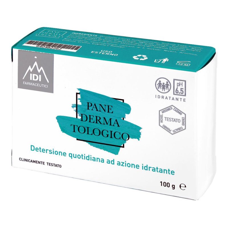 Idi Farmaceutici Pane Dermatologico Idratante pH 6.5 100 g Idi Farmaceutici Pane Dermatologico Idratante pH 6.5 100 g