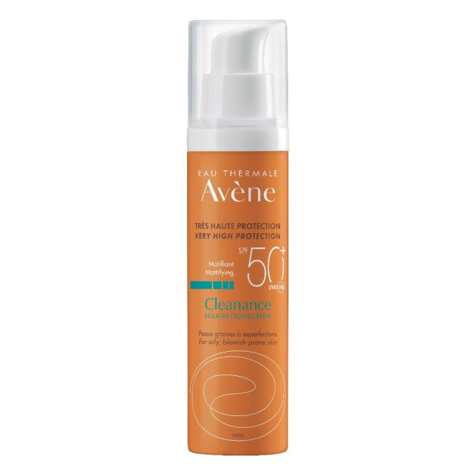 Avene Solare Pelli Sensibili SPF50+ Cleanance Solare Pelli Miste 50 ml Avene Solare Pelli Sensibili SPF50+ Cleanance Solare Pelli Miste 50 ml