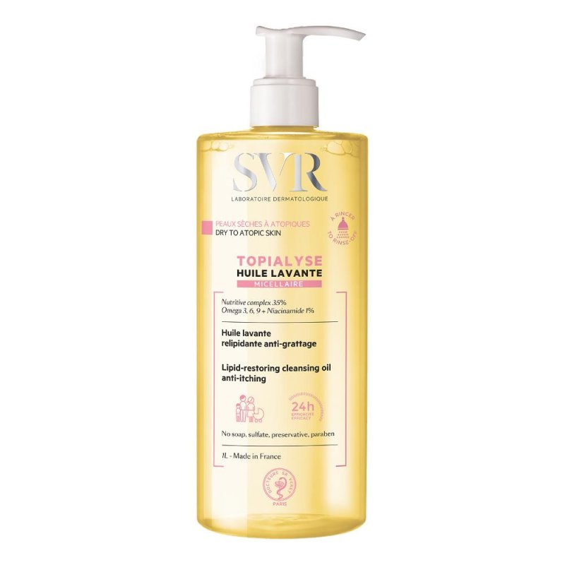 SVR Topialyse Huile Lavante Micellaire Olio Detergente Liporestitutivo 1 L SVR Topialyse Huile Lavante Micellaire Olio Detergente Liporestitutivo 1 L