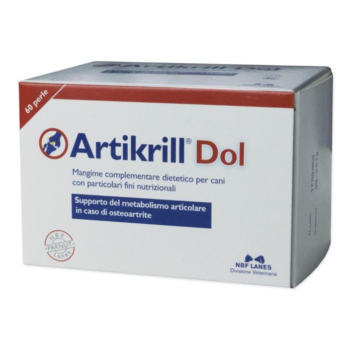 Artikrill Dol Cane Mangime per Metabolismo Articolare 60 Perle Artikrill Dol Cane Mangime per Metabolismo Articolare 60 Perle