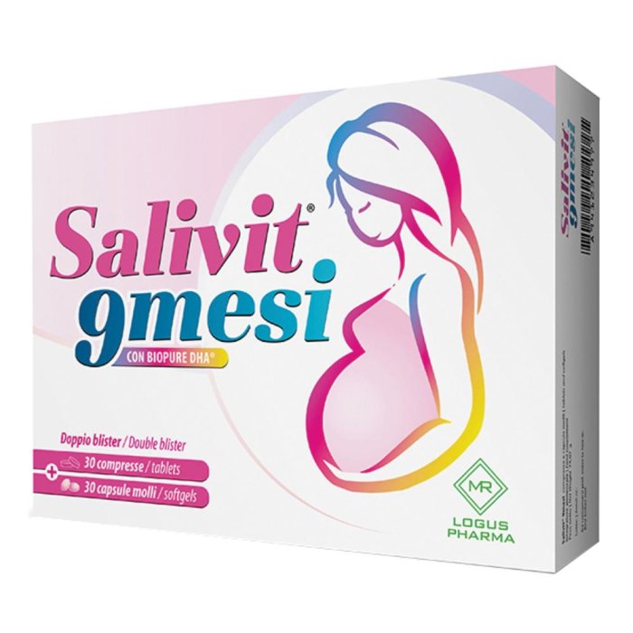Logus Pharma Salivit 9mesi 30 Compresse + 30 Capsule Molli Logus Pharma Salivit 9mesi 30 Compresse + 30 Capsule Molli
