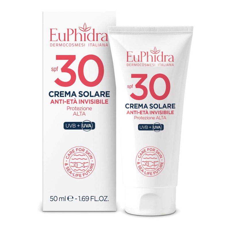 Euphidra Solari - Crema Solare Anti Età Invisibile SPF30 50 ml Euphidra Solari - Crema Solare Anti Età Invisibile SPF30 50 ml