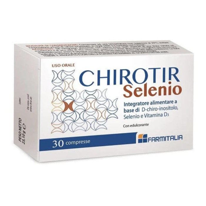 Chirotir - Selenio Integratore Alimentare, 30 Compresse