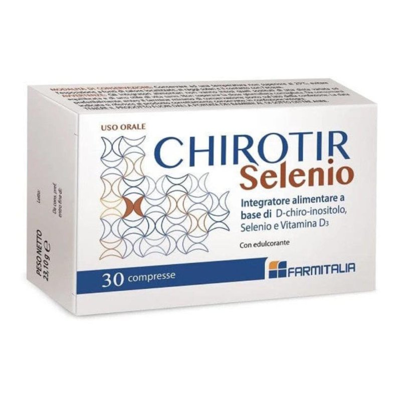 Chirotir - Selenio Integratore Alimentare, 30 Compresse