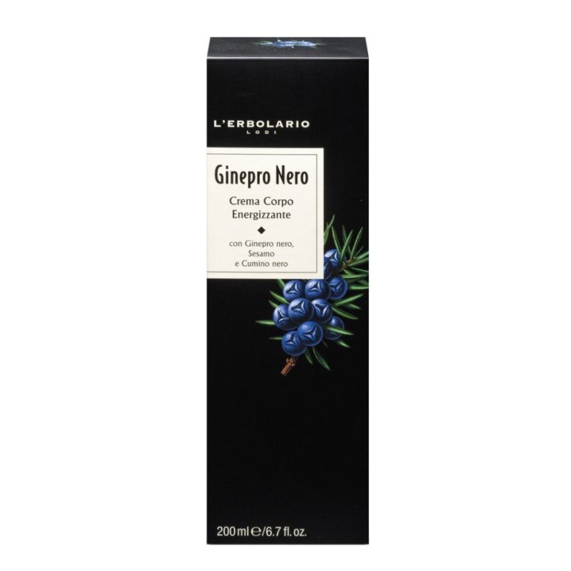 Ginepro Nero crema corpo energizzante - crema corpo tonificante con oli essenziali Ginepro Nero crema corpo energizzante - crema corpo tonificante con oli essenziali