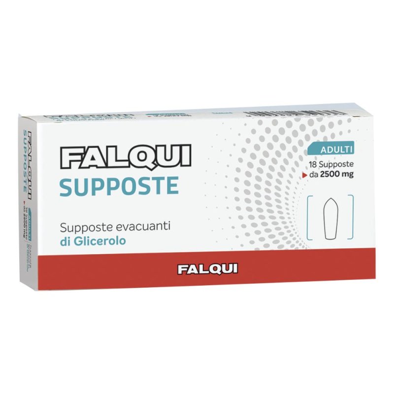 Falqui Prodotti Farmac. Supposte Falqui 18 Supposte Con Glicerina 2500mg Adulti