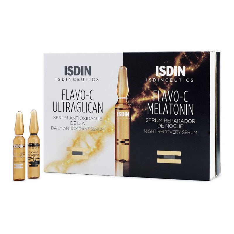 Isdinceutics Flavo Ultraglican siero antiossidante in fiale viso 20 pezzi