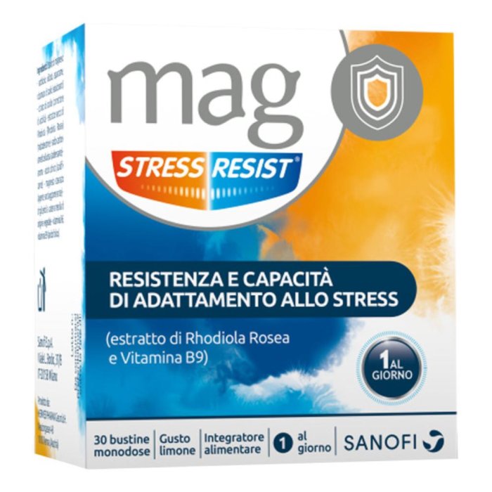 Sanofi Aventis Serenità e Relax Mag Stress Resist Integratore 30 bustine Sanofi Aventis Serenità e Relax Mag Stress Resist Integratore 30 bustine