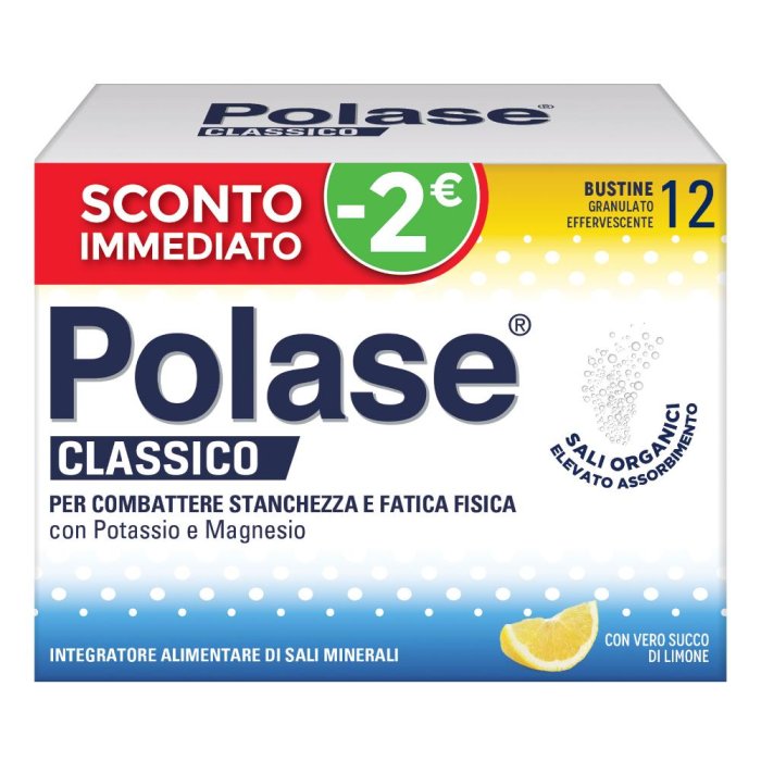 Polase Classico 12 bustine con magnesio e potassio in promozione Polase Classico 12 bustine con magnesio e potassio in promozione