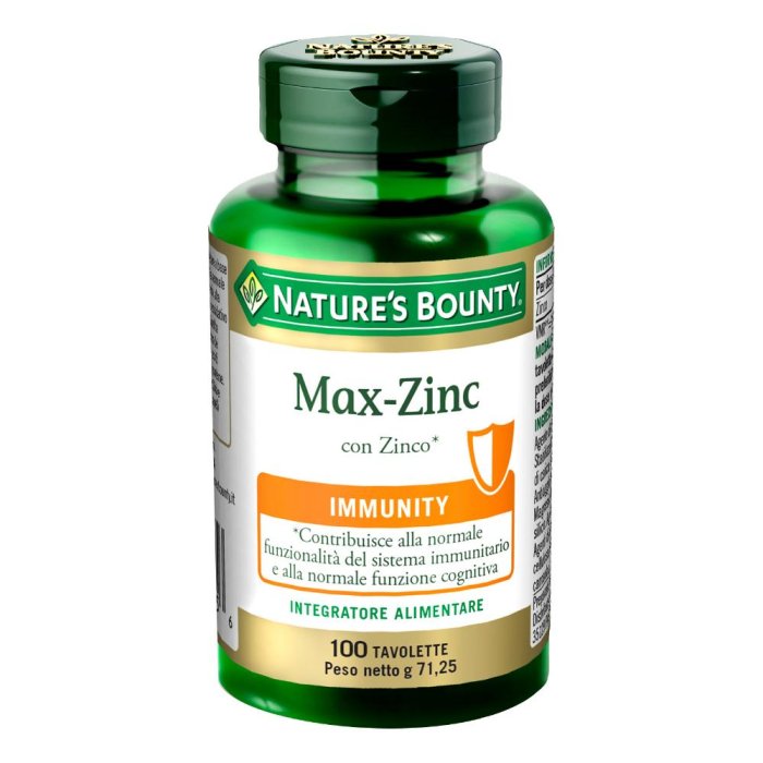  Max Zinc 100 Tavolette - Integratore di Zinco 