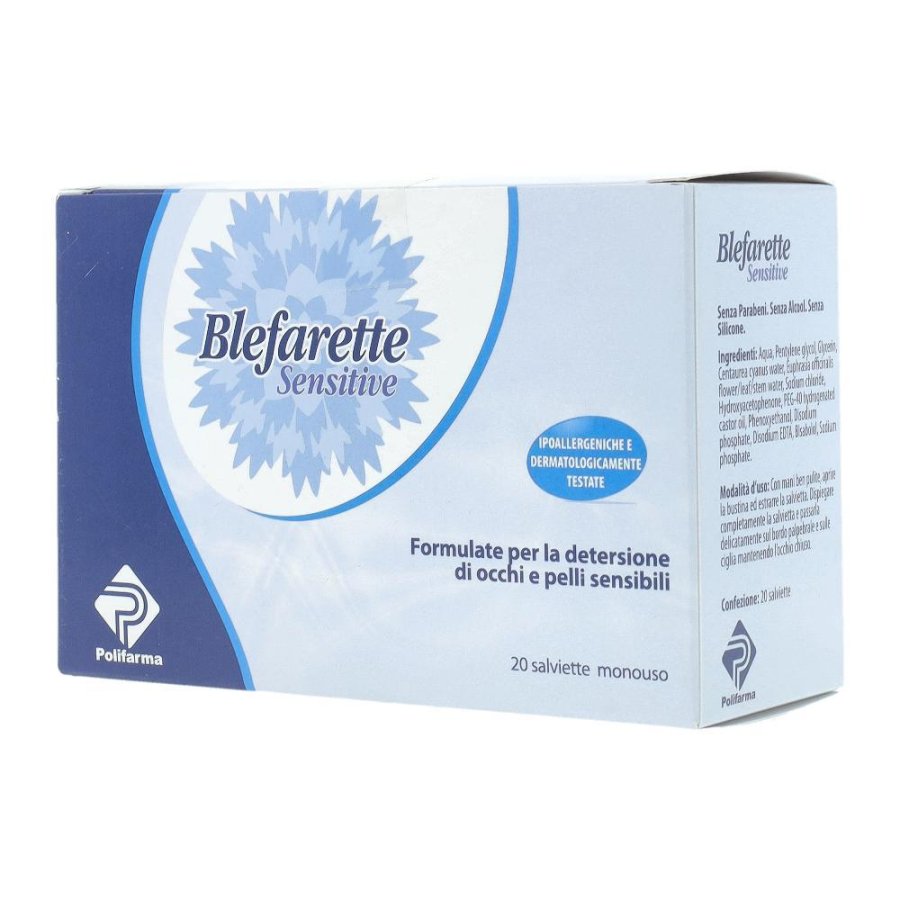 Farmigea Blefarette Sensitive Salviette Detersione Occhi Pelli Sensibili 20Pezzi Farmigea Blefarette Sensitive Salviette Detersione Occhi Pelli Sensibili 20Pezzi