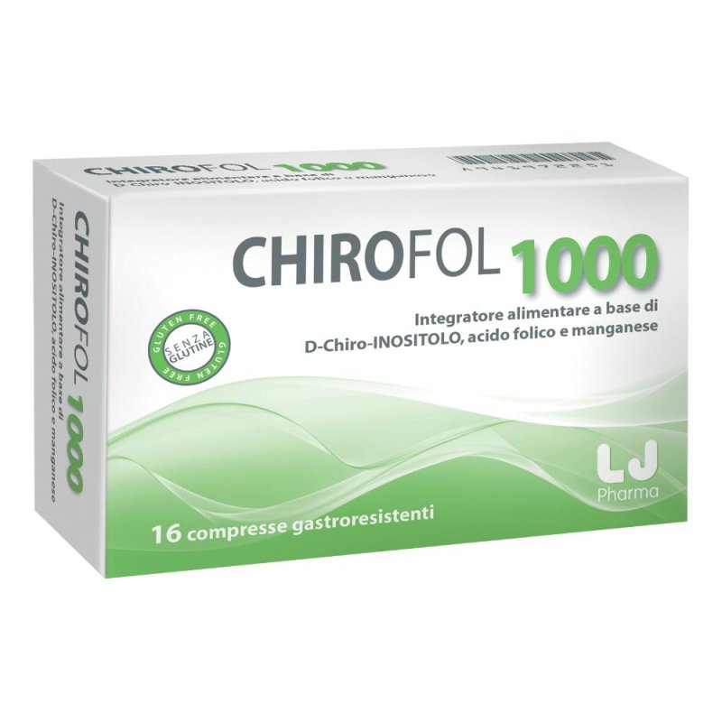 Chirofol 1000 Integratore Alimenatre 16 Compresse Chirofol 1000 Integratore Alimenatre 16 Compresse