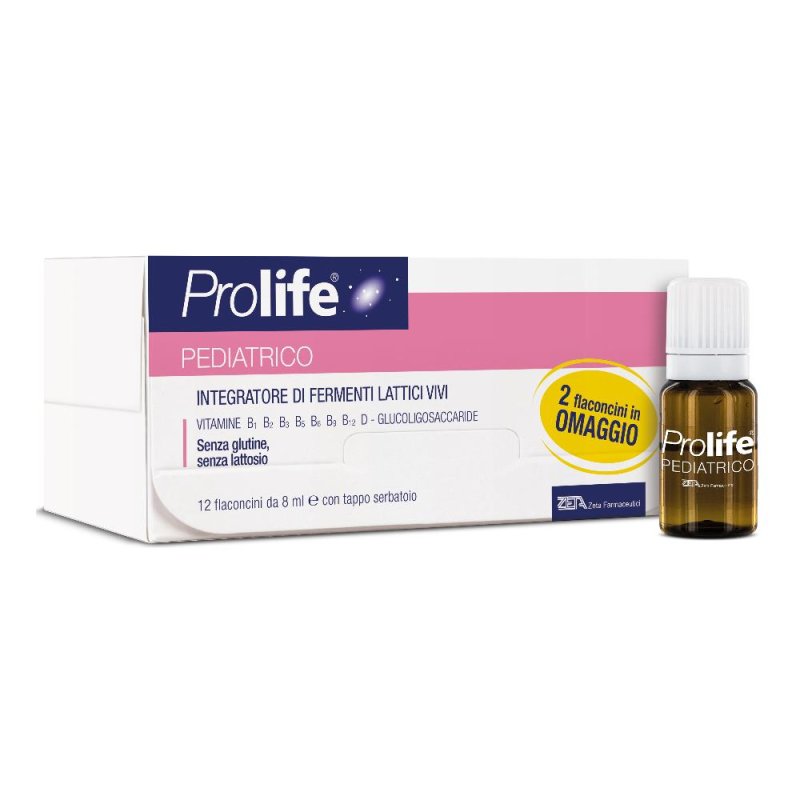 Prolife Pediatrico 12 flaconcini da 8ml Integratore Alimentare Prolife Pediatrico 12 flaconcini da 8ml Integratore Alimentare