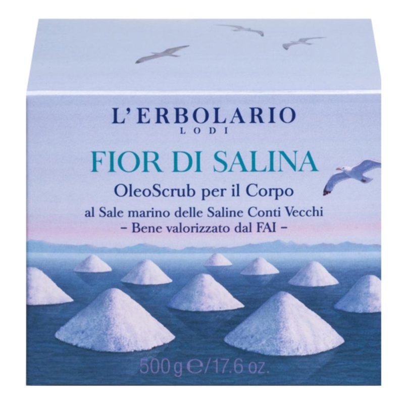 Fior di Salina oleoscrub corpo - scrub corpo oleoso esfoliante al sale marino Fior di Salina oleoscrub corpo - scrub corpo oleoso esfoliante al sale marino