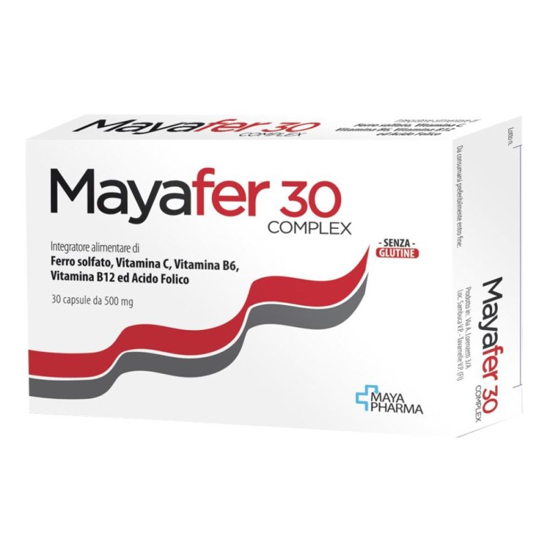 Maya Pharma Mayafer 30 Complex 30 Capsule Maya Pharma Mayafer 30 Complex 30 Capsule