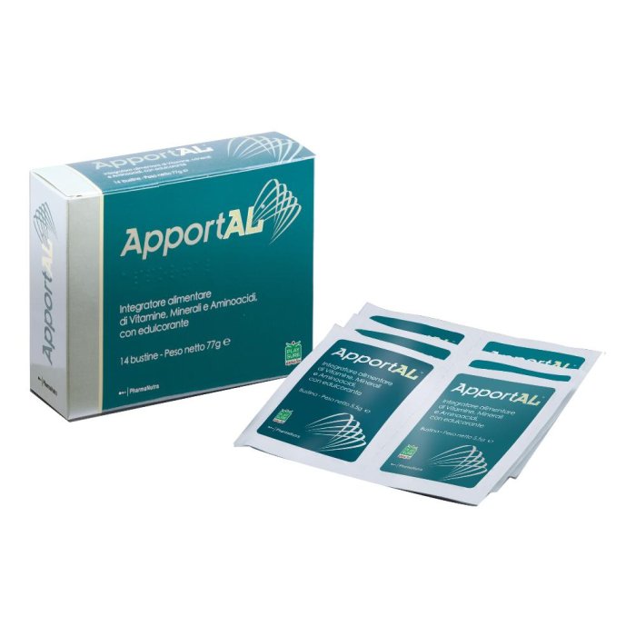 Apportal 14 bustine integratore per stanchezza con vitamine e minerali Apportal 14 bustine integratore per stanchezza con vitamine e minerali