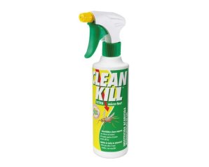 Clean Kill Extra Insetticida Spray Multinsetto 375 ml per Casa Interni ed Esterni contro Scarafaggi Formiche Cimici e Altri Insetti Striscianti e Volanti