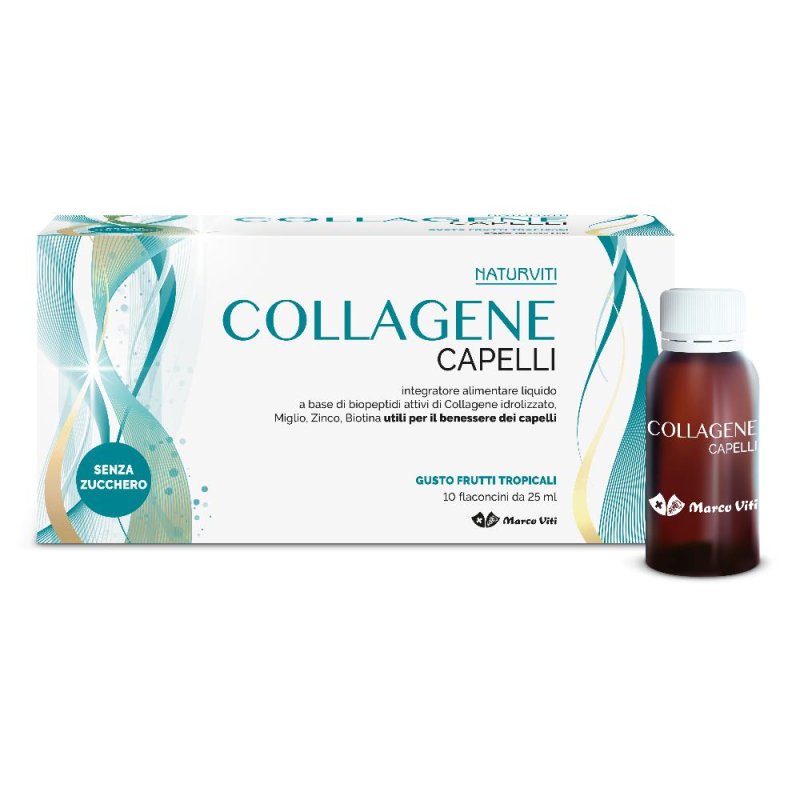 Marco Viti Farmaceutici Naturviti Collagene Capelli 10 Fialoidi 25 Ml