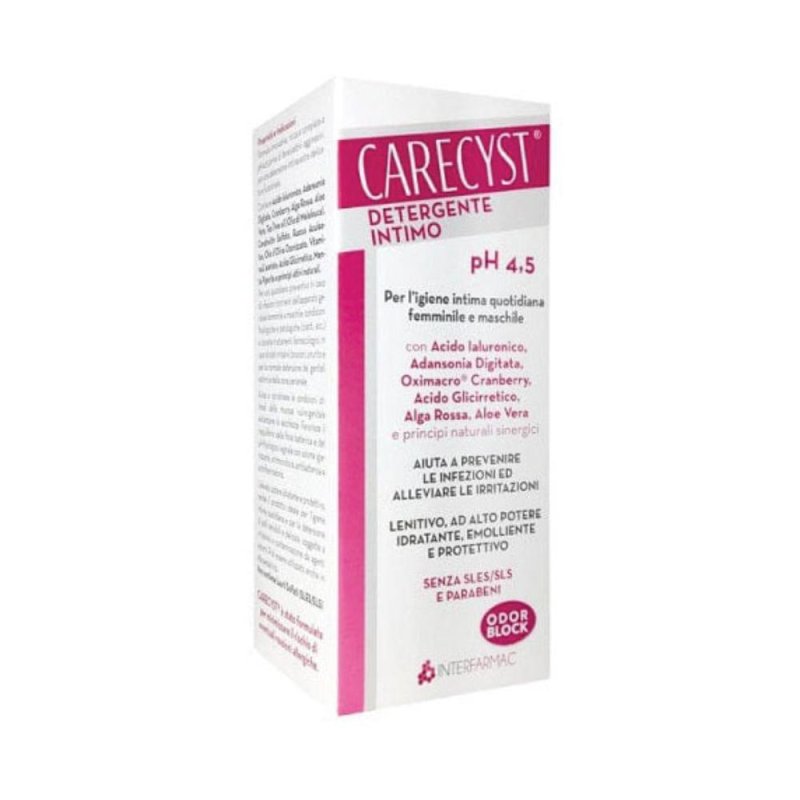 Interfarmac Carecyst Detergente Intimo 250 Ml Interfarmac Carecyst Detergente Intimo 250 Ml