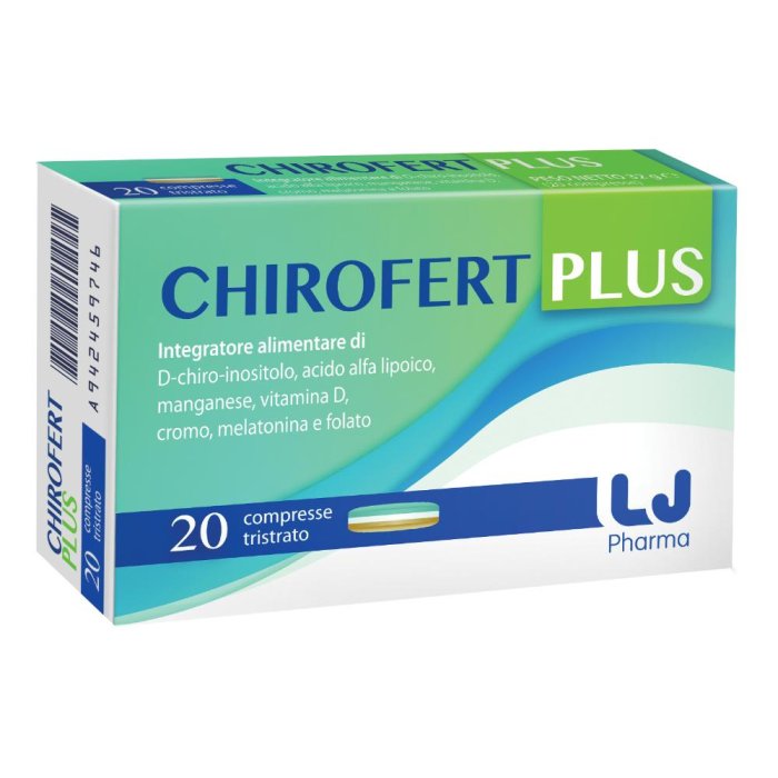 Chirofert Plus 20 compresse integratore con melatonina, vitamina D e acido alfa-lipoico