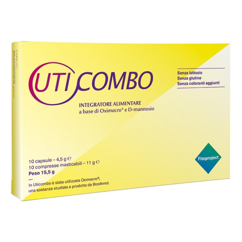 Fitoproject Uticombo 10 Capsule + 10 Compresse Masticabili