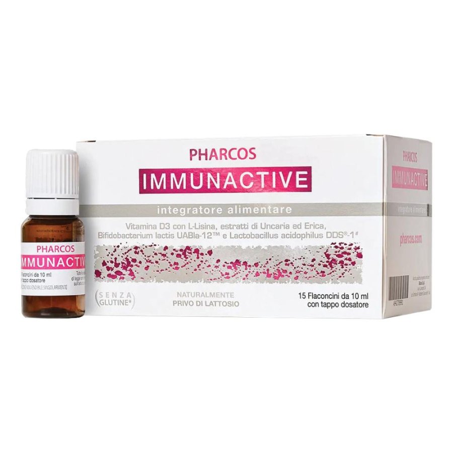 Immunactive integratore per il sistema immunitario 15 flaconcini 10ml Immunactive integratore per il sistema immunitario 15 flaconcini 10ml