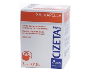 Cizeta Press Salvapelle schiuma poliuretano 27,5 m x 7 cm per medicazioni e bendaggi