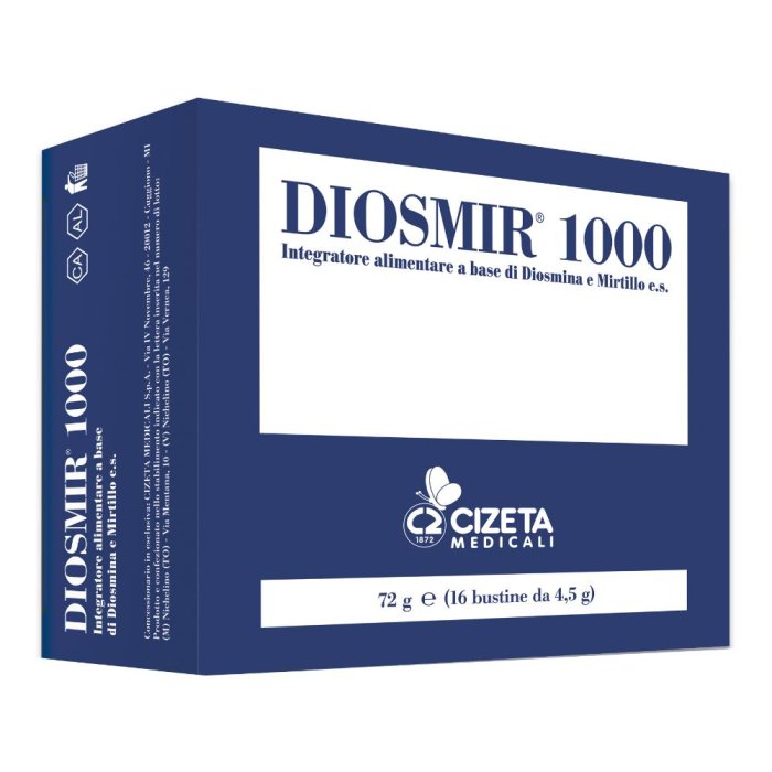 Cizeta Medicali Diosmir 1000 16 Bustine Cizeta Medicali Diosmir 1000 16 Bustine